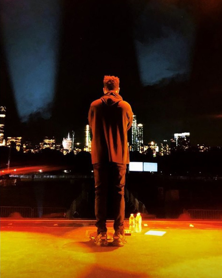 The Weeknd в Instagram Stories Беллы Хадид